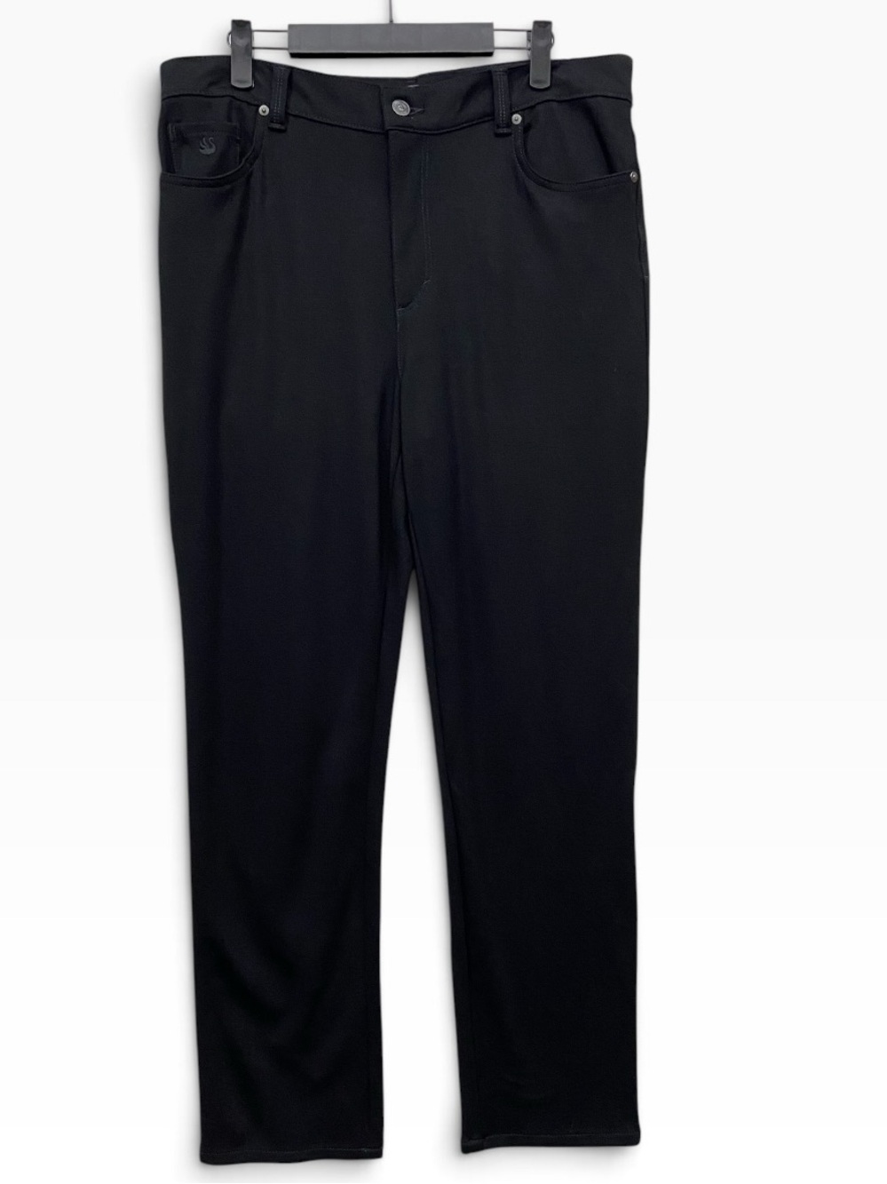 Gloria Vanderbilt Amanda Slim Knit Ponte Legging Stretch Black Pant Women’s 14